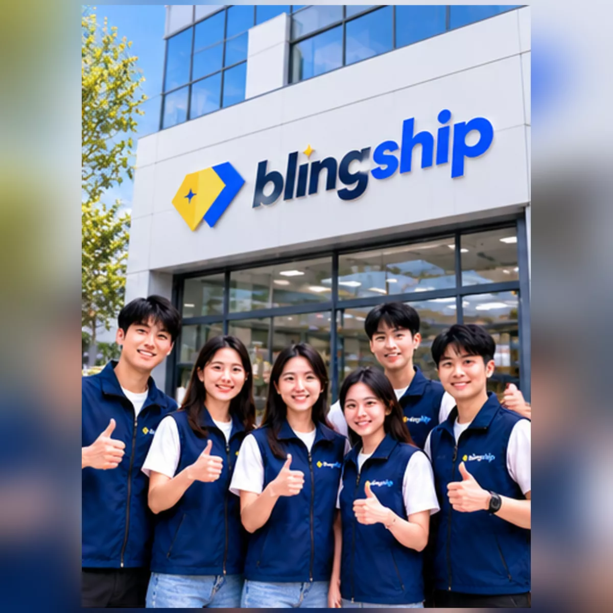 Illustration of a jewelry sourcing and warehouse team